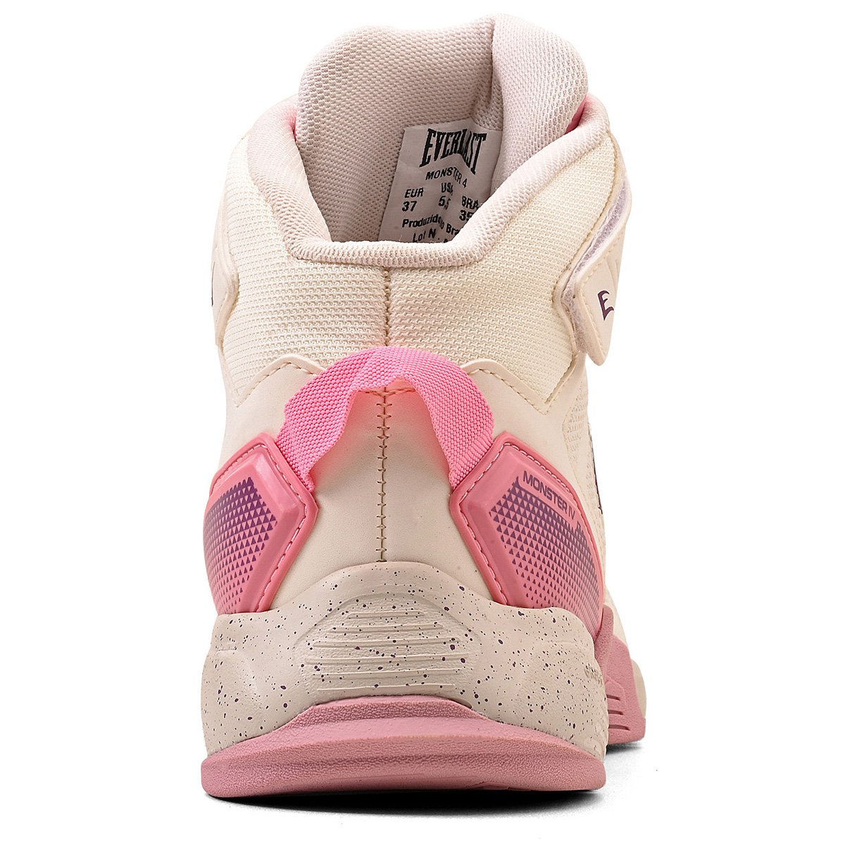 TÊNIS EVERLAST MONSTER 4 FEMININO Bege/Rosa 3