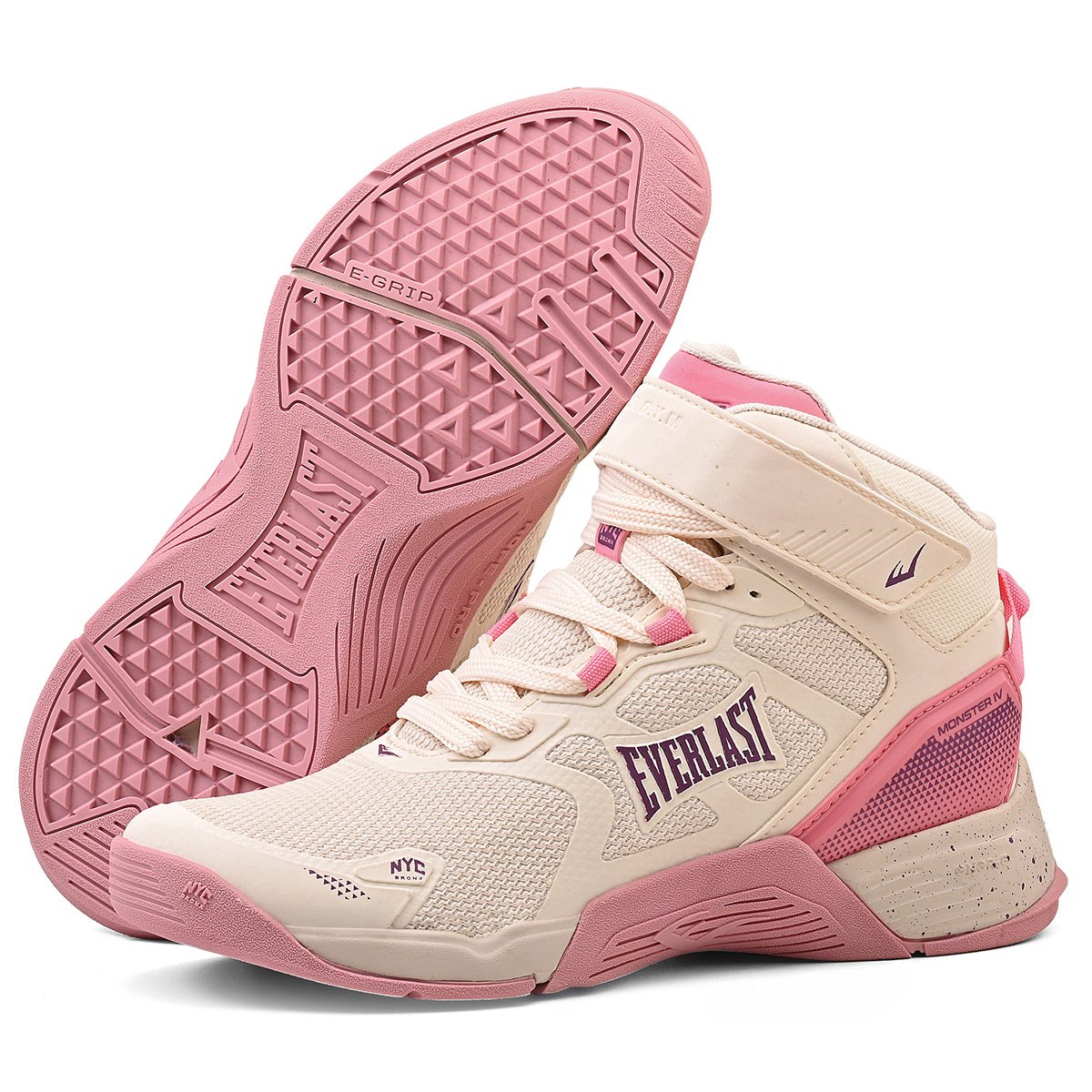 TÊNIS EVERLAST MONSTER 4 FEMININO Bege/Rosa 6