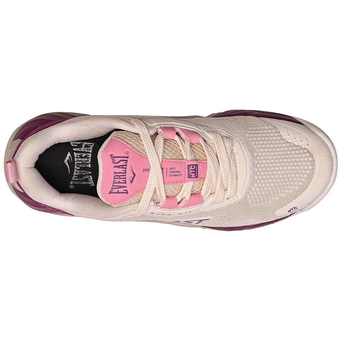 TÊNIS EVERLAST CLIMBER ULTRA FEMIININO Bege/Roxo 7