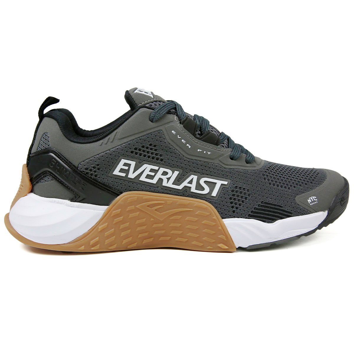TÊNIS EVERLAST CLIMBER ULTRA UNI CINZA/BRANCO