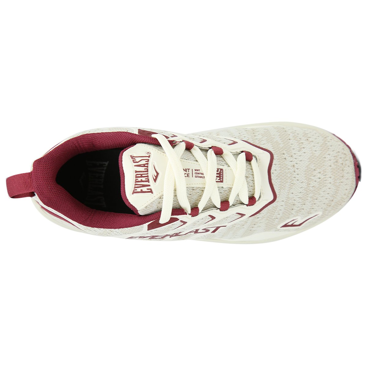 TÊNIS EVERLAST CLIMBER RUN UNISSEX BEGE/BORDO Off White 6
