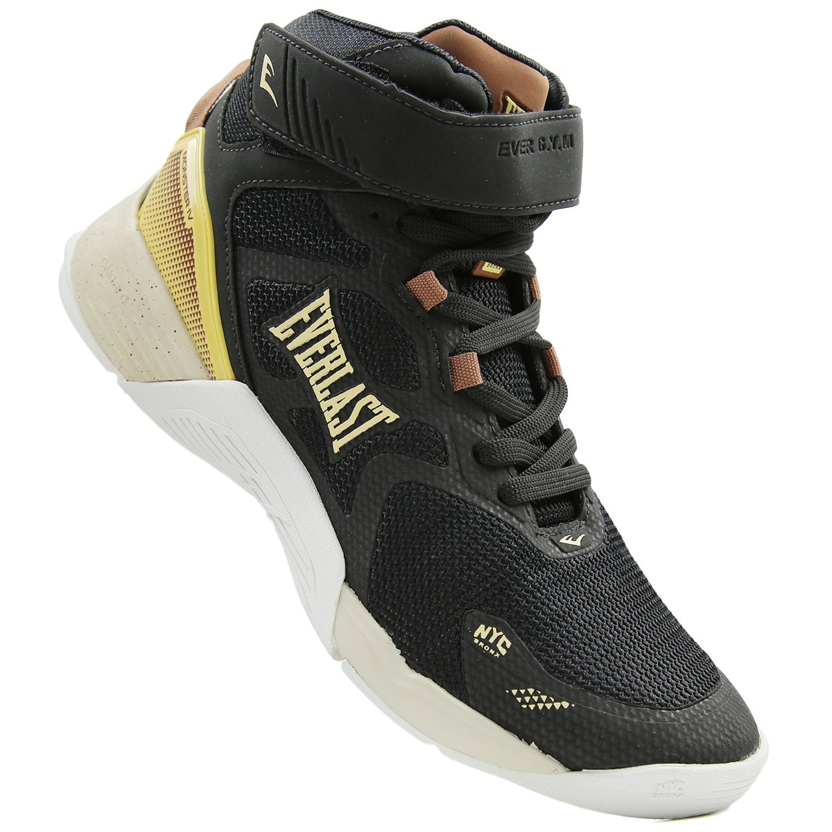 TÊNIS EVERLAST MONSTER 4 UNISSEX PRETO/AMARELO Preto 4