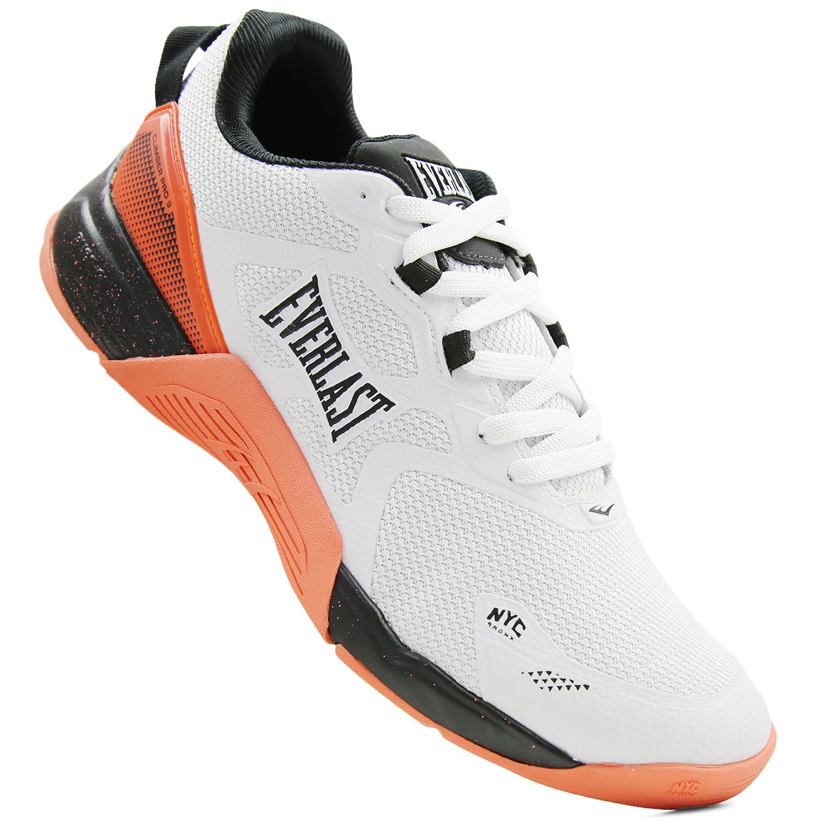 TÊNIS EVERLAST CLIMBER PRO 3 UNISSEX BRANCO/ROSA Branco 4