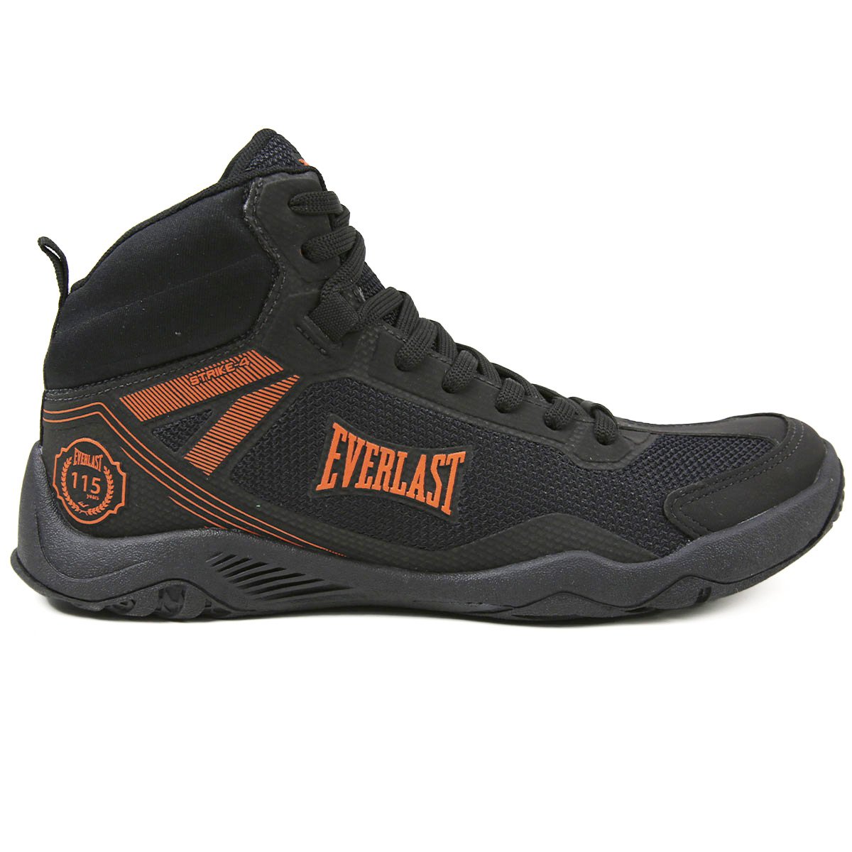 TÊNIS EVERLAST STRIKE 4 UNISSEX PRETO/LARANJA