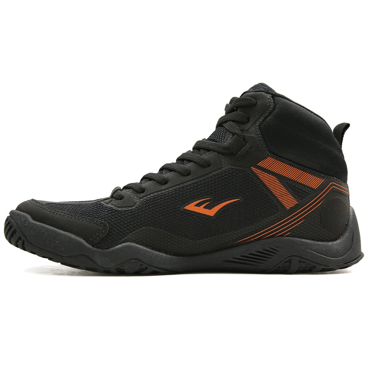 TÊNIS EVERLAST STRIKE 4 UNISSEX PRETO/LARANJA Preto 2