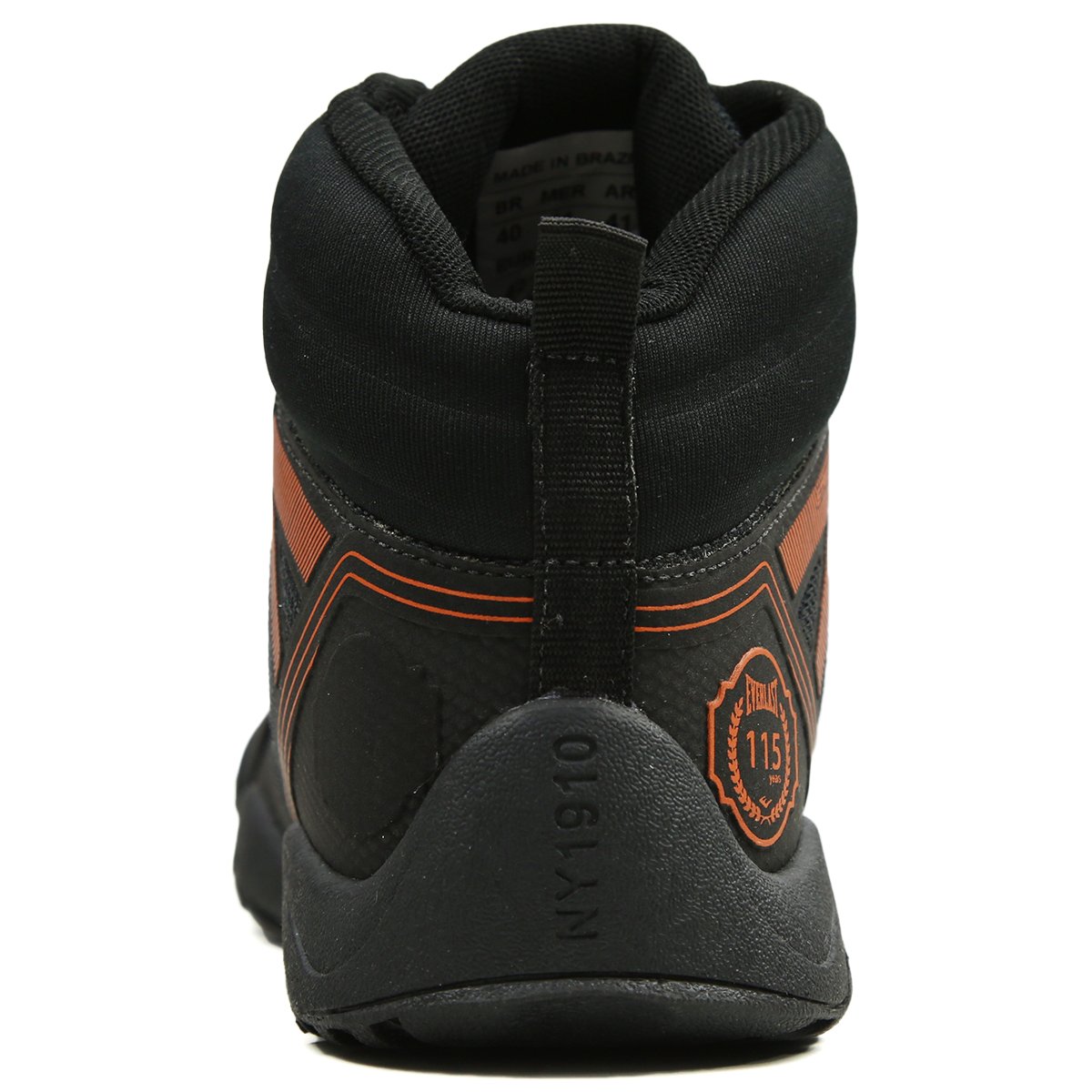 TÊNIS EVERLAST STRIKE 4 UNISSEX PRETO/LARANJA Preto 3