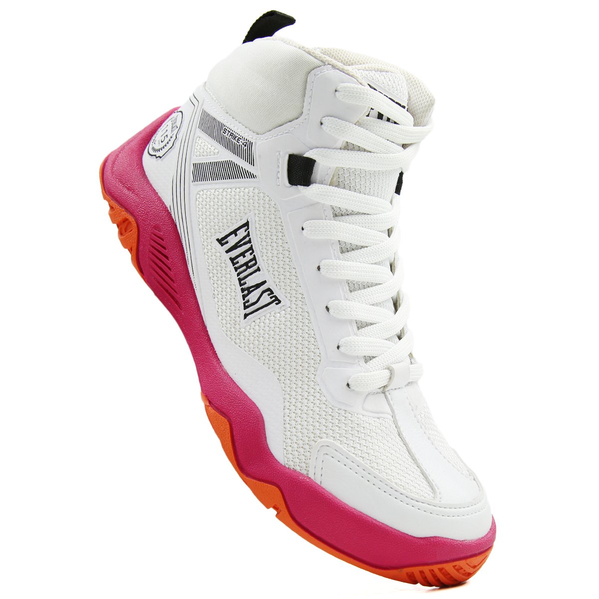 TÊNIS EVERLAST STRIKE 4 UNISSEX BRANCO/ROSA Branco 4