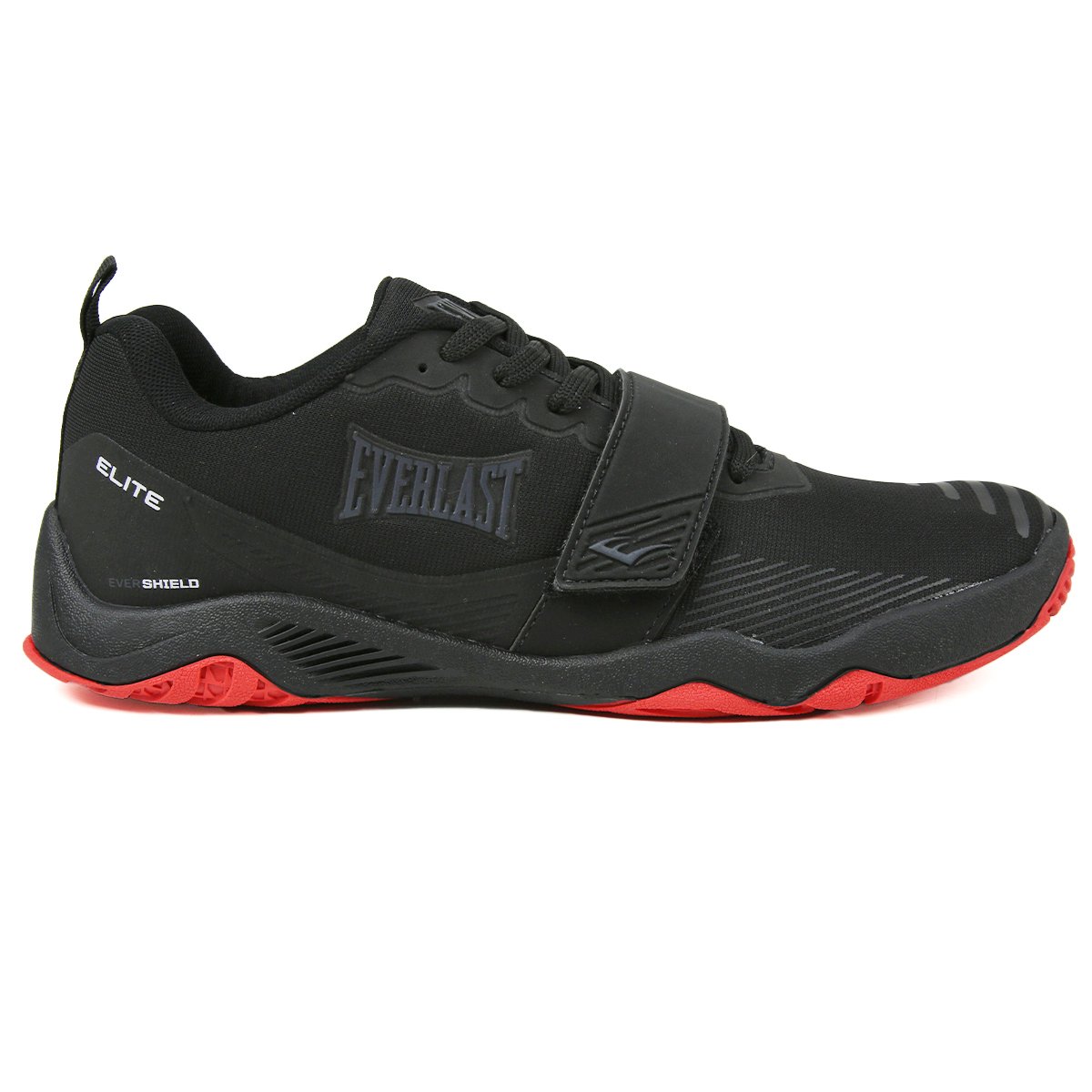 TÊNIS EVERLAST ELITE UNISSEX PRETO/VERMELHO