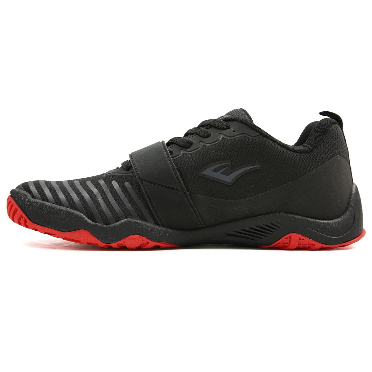 TÊNIS EVERLAST ELITE UNISSEX PRETO/VERMELHO Preto 2