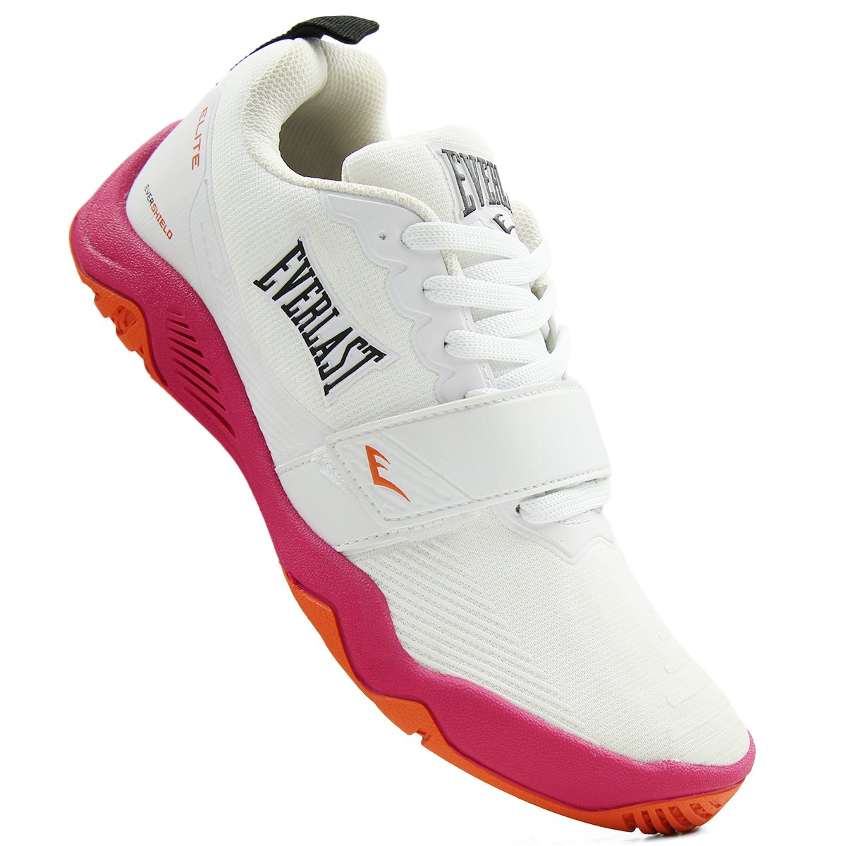 TÊNIS EVERLAST ELITE FEMININO BRANCO/ROSA Branco 4