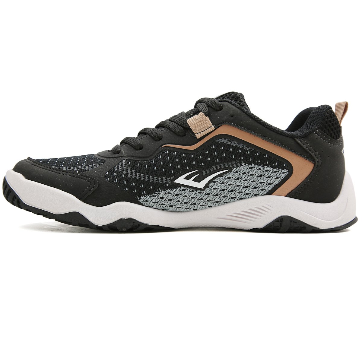 TÊNIS EVERLAST FORCEKNIT LW UNISSEX PRETO/MARROM Preto 2