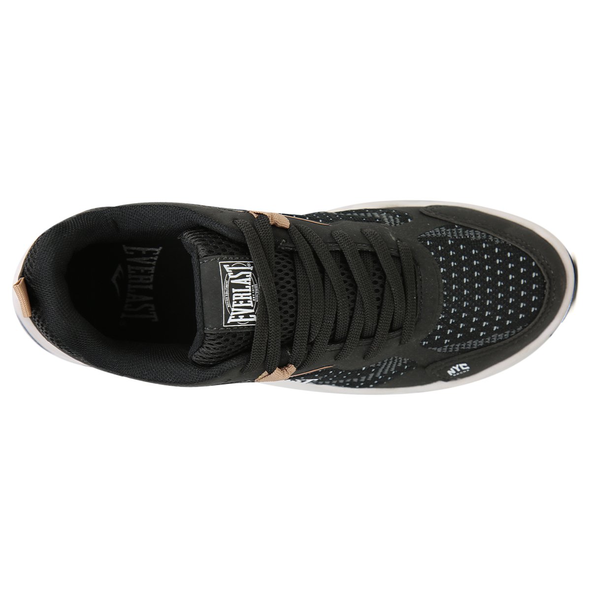 TÊNIS EVERLAST FORCEKNIT LW UNISSEX PRETO/MARROM Preto 6