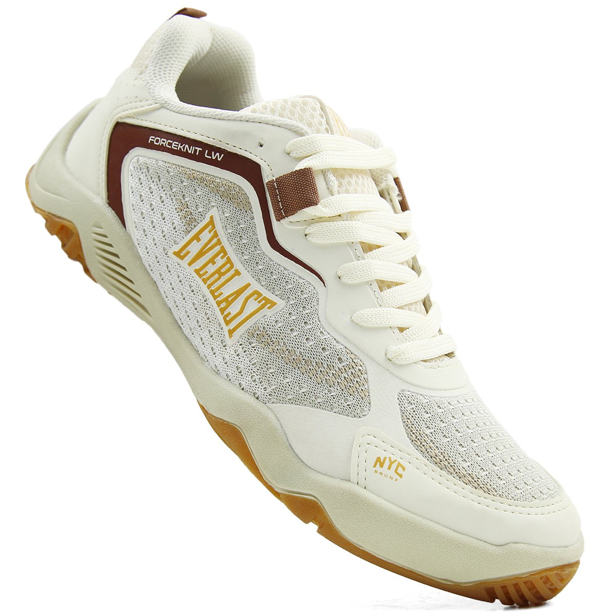 TÊNIS EVERLAST FORCEKNIT LW UNISSEX BEGE/MARROM Bege 4