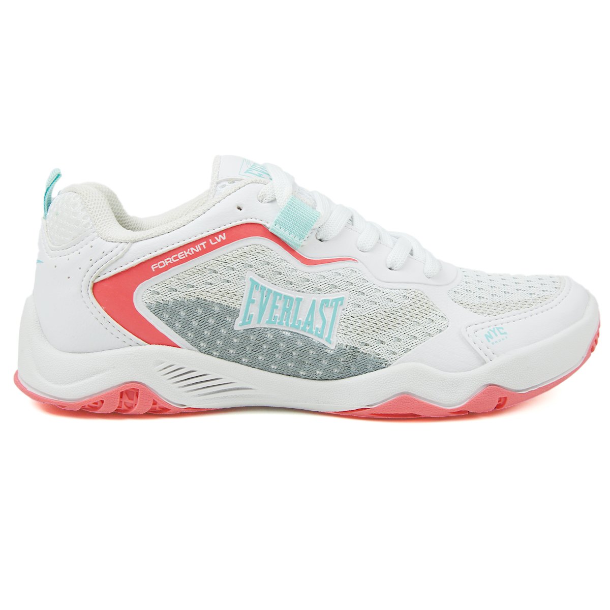 TÊNIS EVERLAST FORCEKNIT LW FEMININO BRANCO/VERDE