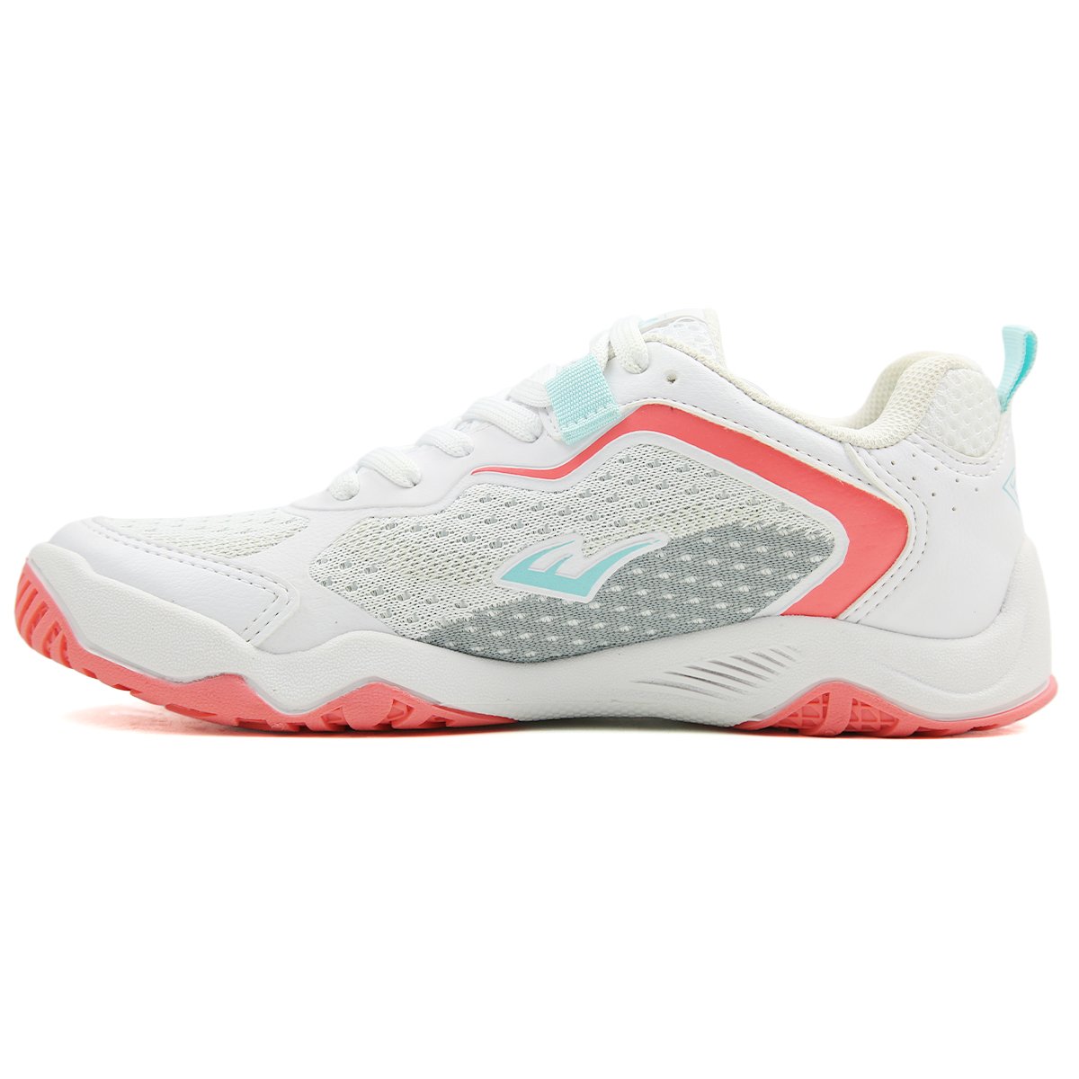 TÊNIS EVERLAST FORCEKNIT LW FEMININO BRANCO/VERDE Branco 2