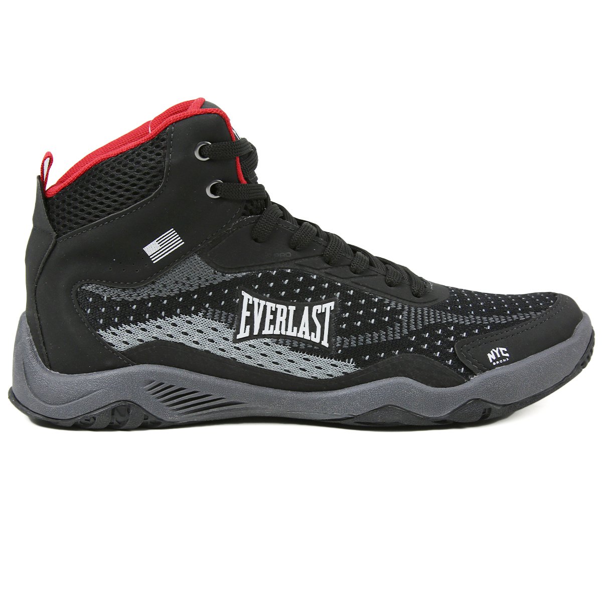 TÊNIS EVERLAST FORCEKNIT PRO UNISSEX PRETO/BRANCO