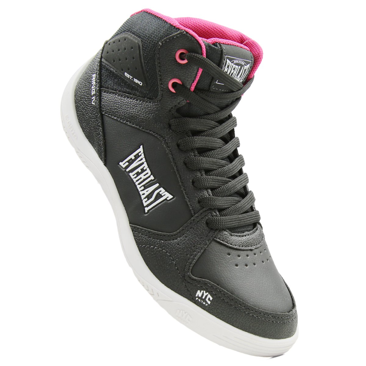 TÊNIS EVERLAST RING IV FEMININO PRETO/BRANCO Preto 4