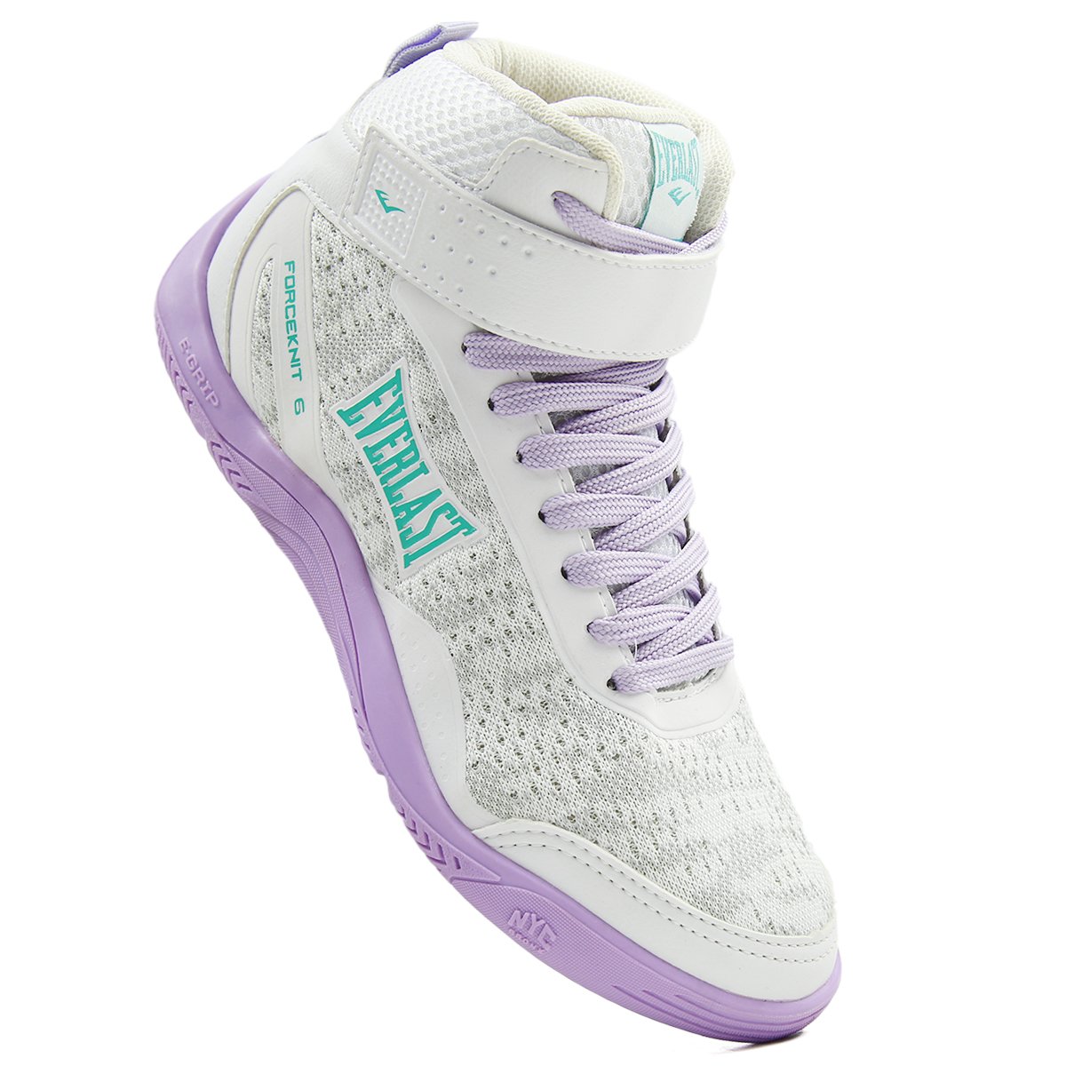 TÊNIS EVERLAST FORCEKNIT 6 FEMININO BRANCO/VERDE Branco 4