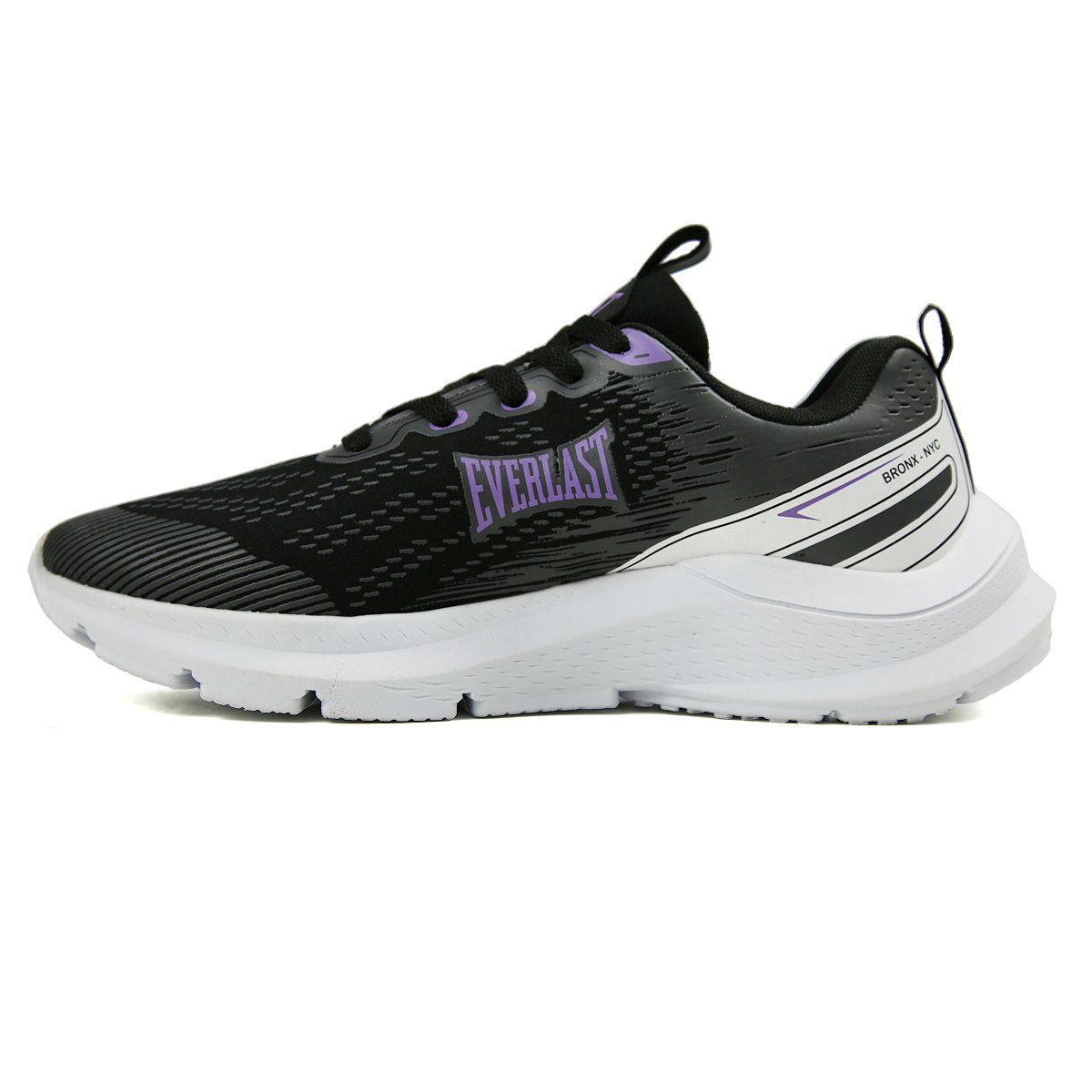 TÊNIS EVERLAST QUICK FEMININO Preto/Lilás 2