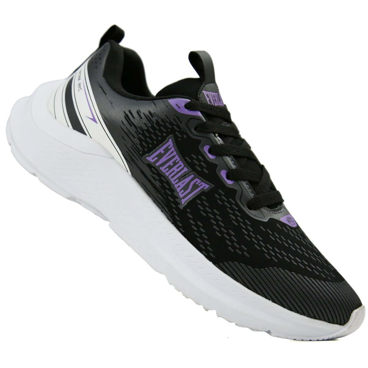 TÊNIS EVERLAST QUICK FEMININO Preto/Lilás 4