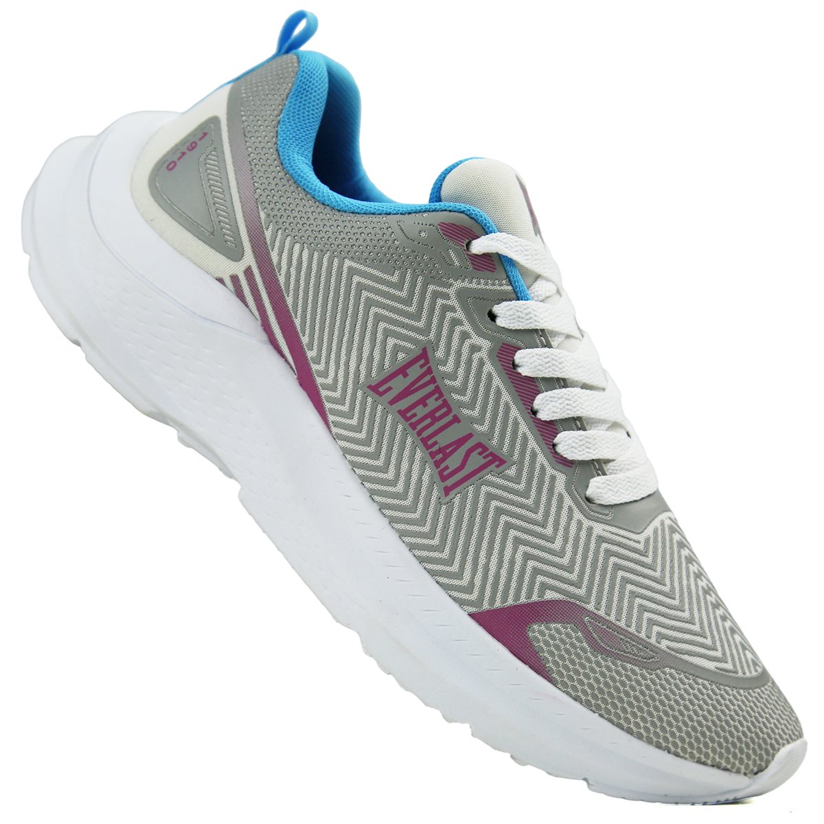 TÊNIS EVERLAST TRACE FEMININO Branco/Cinza 4