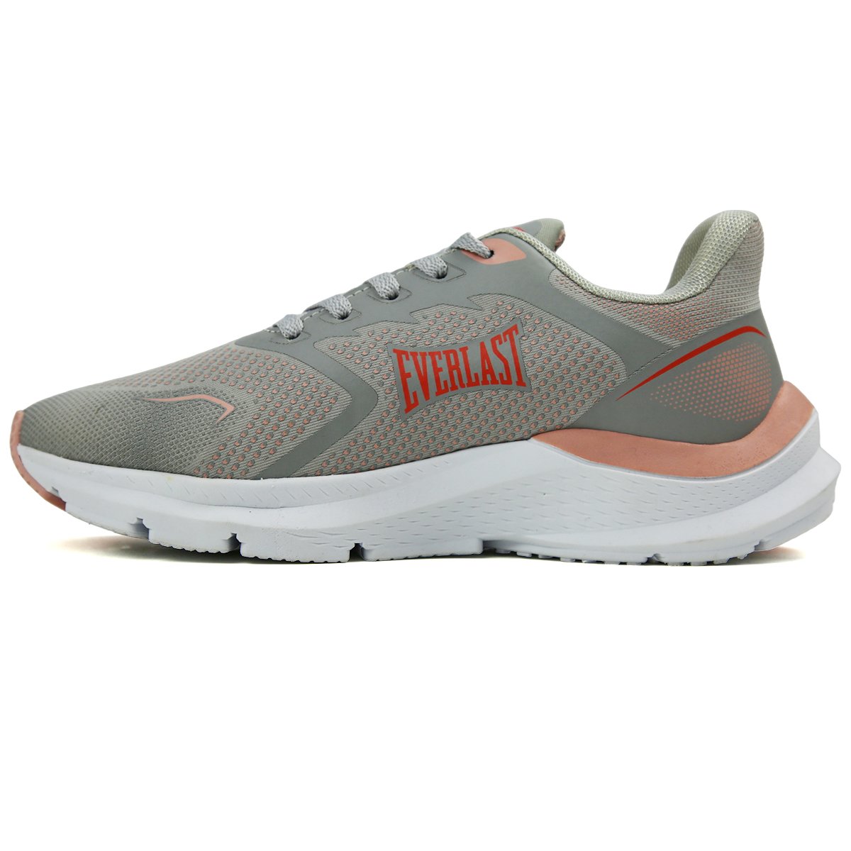 TÊNIS EVERLAST LIGHT FEMININO Cinza/Salmão 2