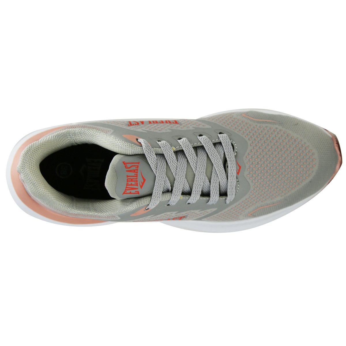 TÊNIS EVERLAST LIGHT FEMININO Cinza/Salmão 6
