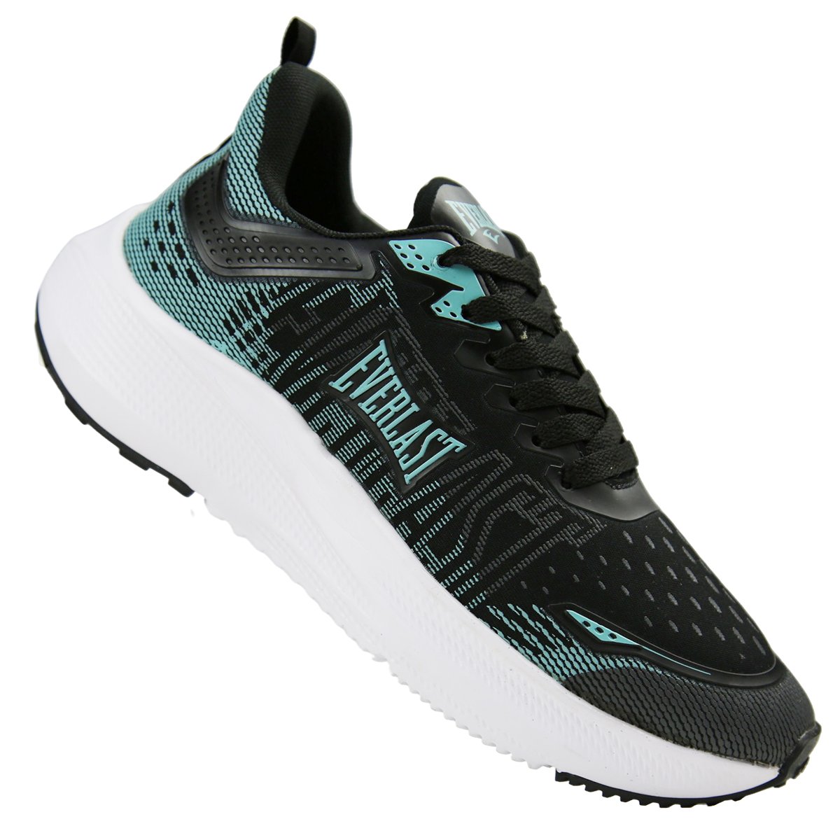 TÊNIS EVERLAST SPRINT FEMININO Preto/Verde 4
