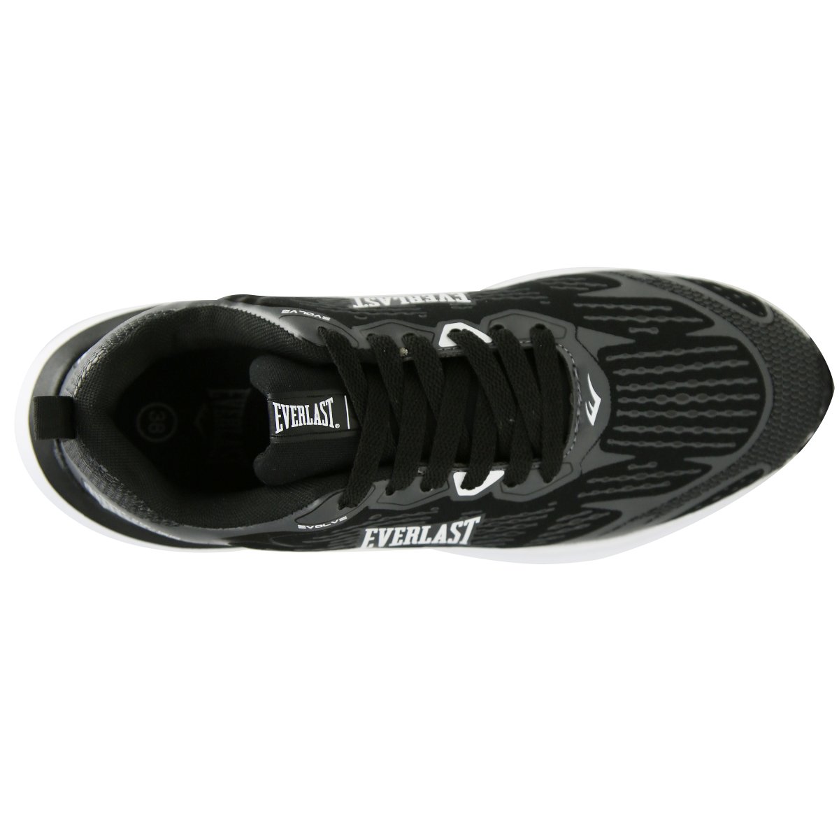 TÊNIS EVERLAST EVOLVE UNISSEX Preto/Prata 6