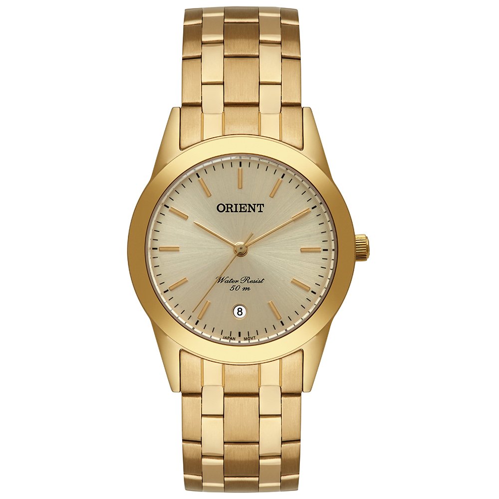 Relógio Dourado Masculino Orient MGSS1179 Dourado 1