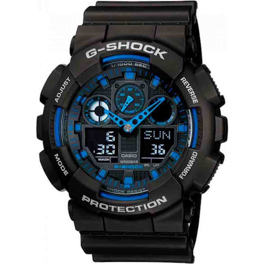 Relógio Casio Masculino G-Shock GA-100-1A2DR Preto 1