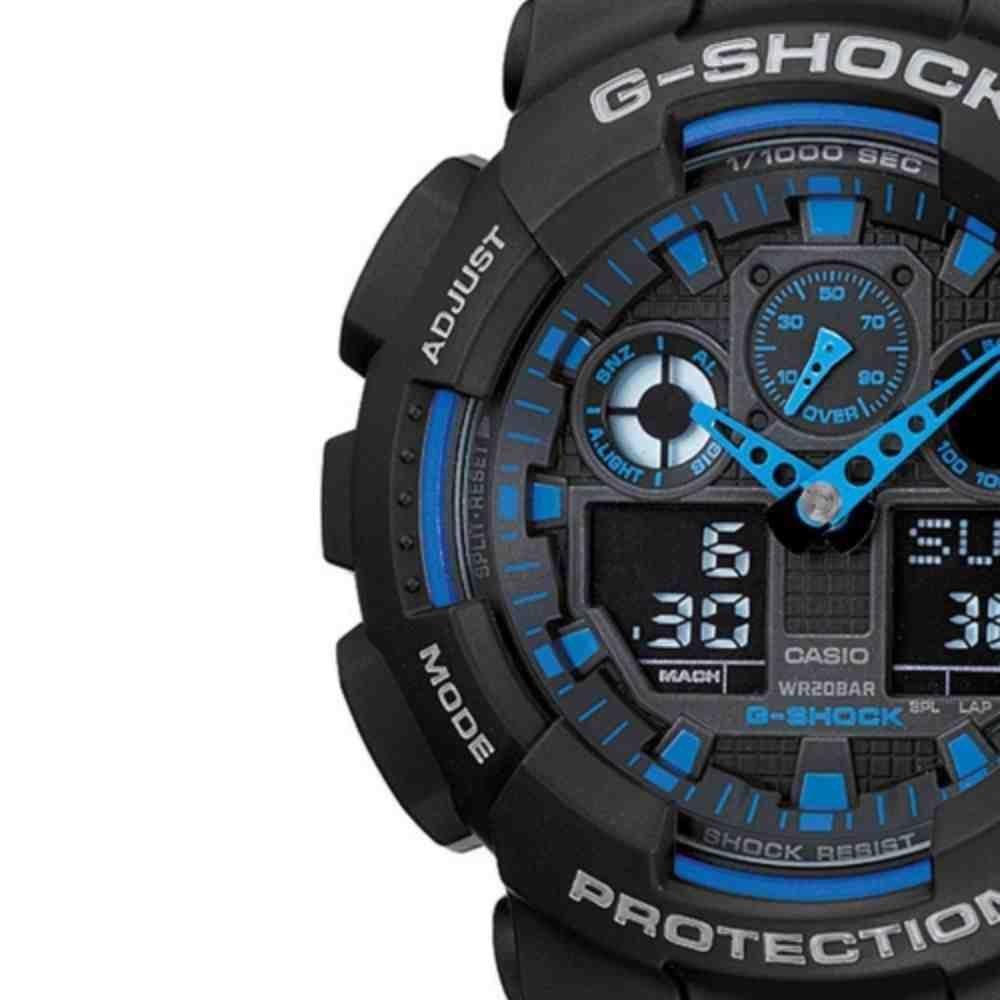 Relógio Casio Masculino G-Shock GA-100-1A2DR Preto 3