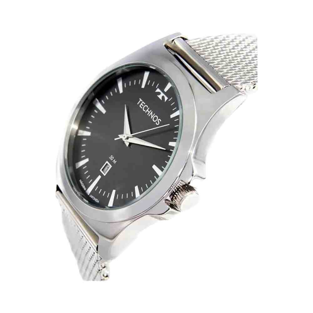 Relógio Technos Classic Steel Prata Masculino 2115LALS/0P Prata 3