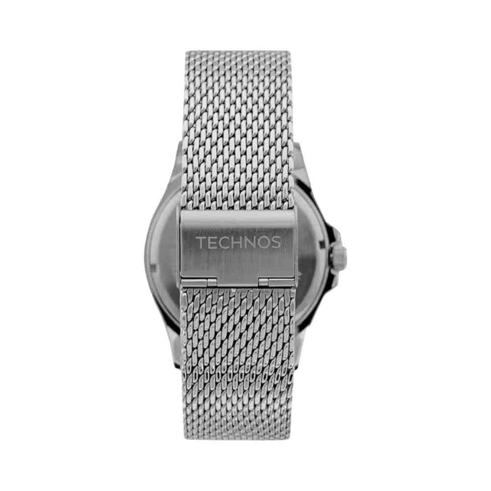 Relógio Technos Classic Steel Prata Masculino 2115LALS/0P Prata 4