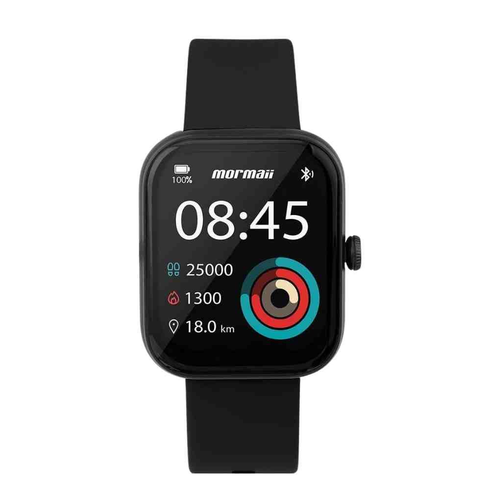 Relógio Mormaii Smartwatch Life Ultra Preto MOLIFEUAA/8P Preto 1