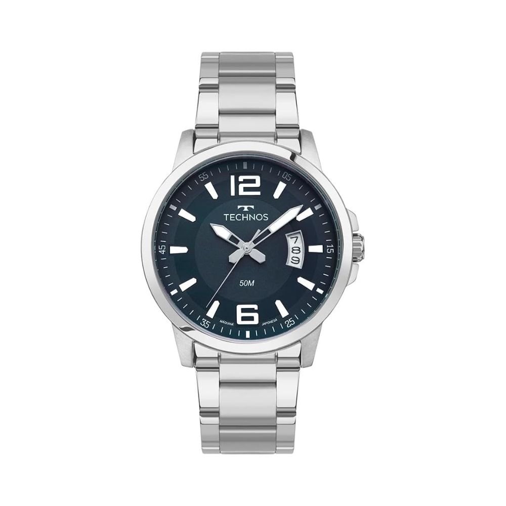 Relógio Technos Racer Prata Masculino 2315LAR/1P Prata 1