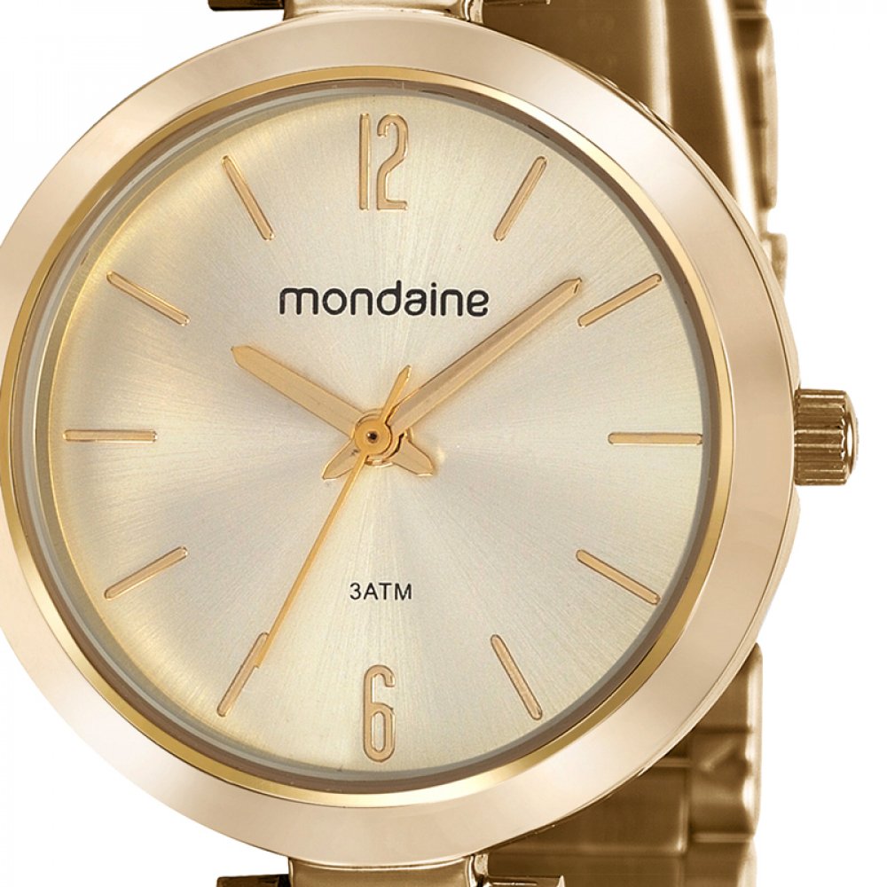 Relógio Mondaine Dourado Feminino 53611LPMVDE1 Dourado 2