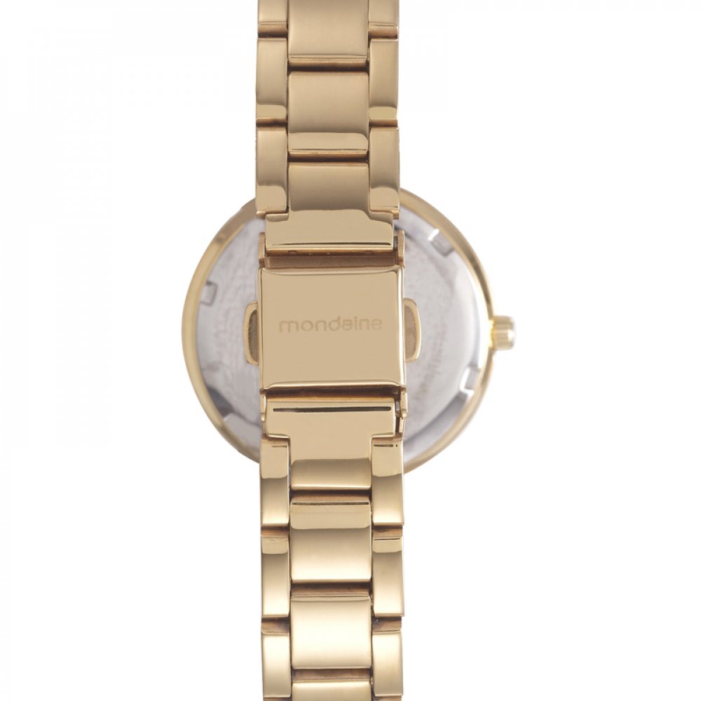 Relógio Mondaine Dourado Feminino 53611LPMVDE1 Dourado 4