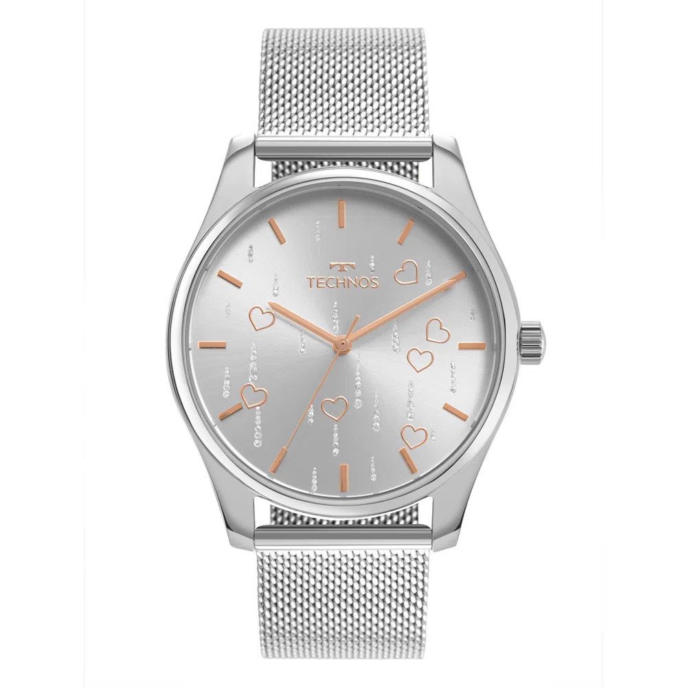 RELÓGIO TECHNOS FEMININO TREND PRATA - 2036MNU/1K