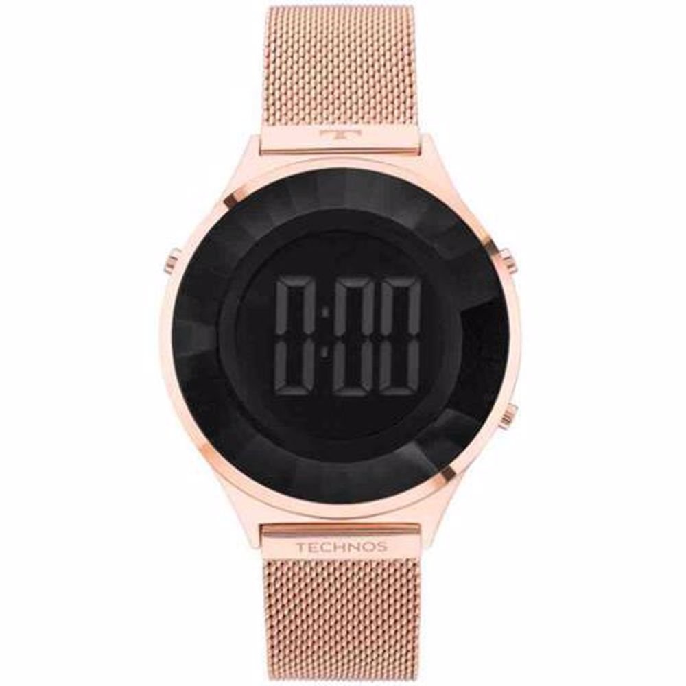 Relógio Technos Crystal Feminino BJ3851AF/4P - Rose c/luz Rosa 1