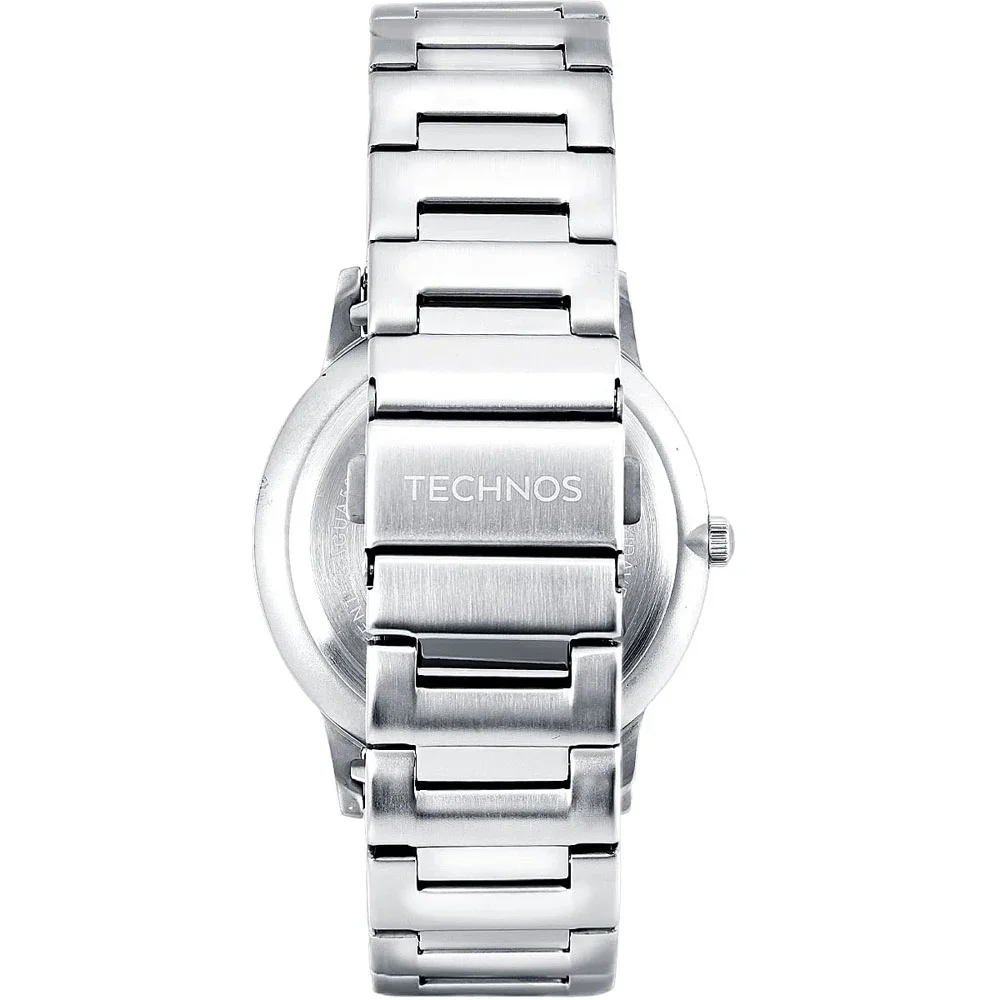 Relógio masculino Technos Slim prata GM10YQ/1B Prata 2