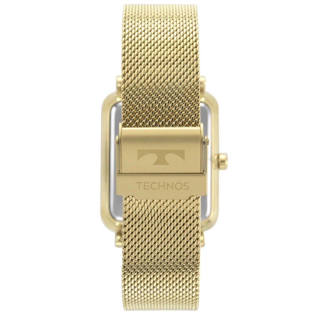 Relógio Dourado Masculino Technos Slim Social GM10YR/1P Dourado 3