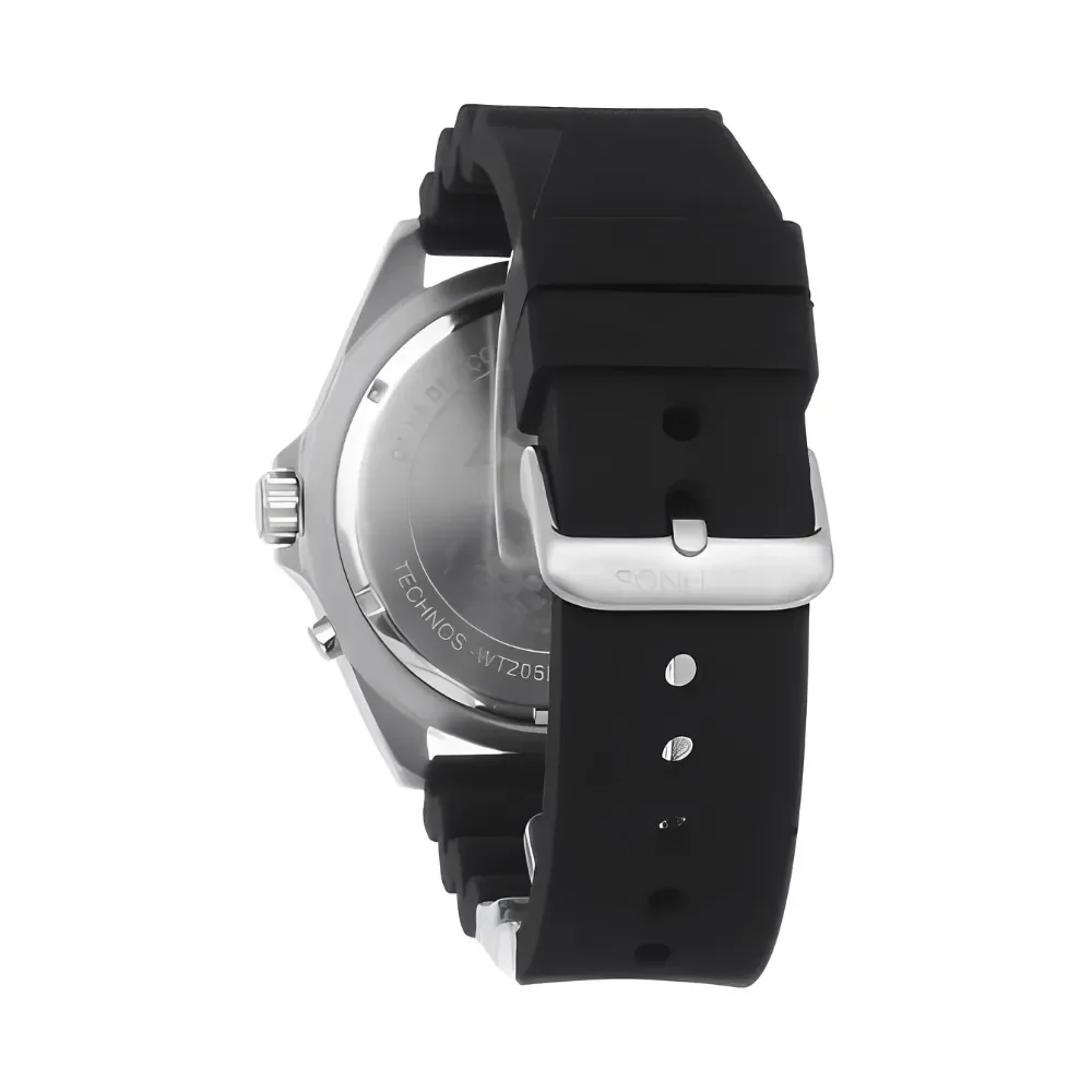 Relógio Prata Masculino Technos Skydiver WT205FZ/2P Prata 3