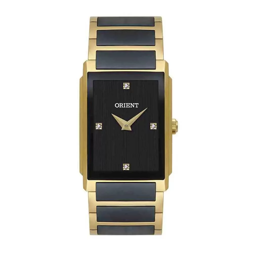 Relógio Preto e Dourado Feminino Orient LTSK0001 Dourado 1