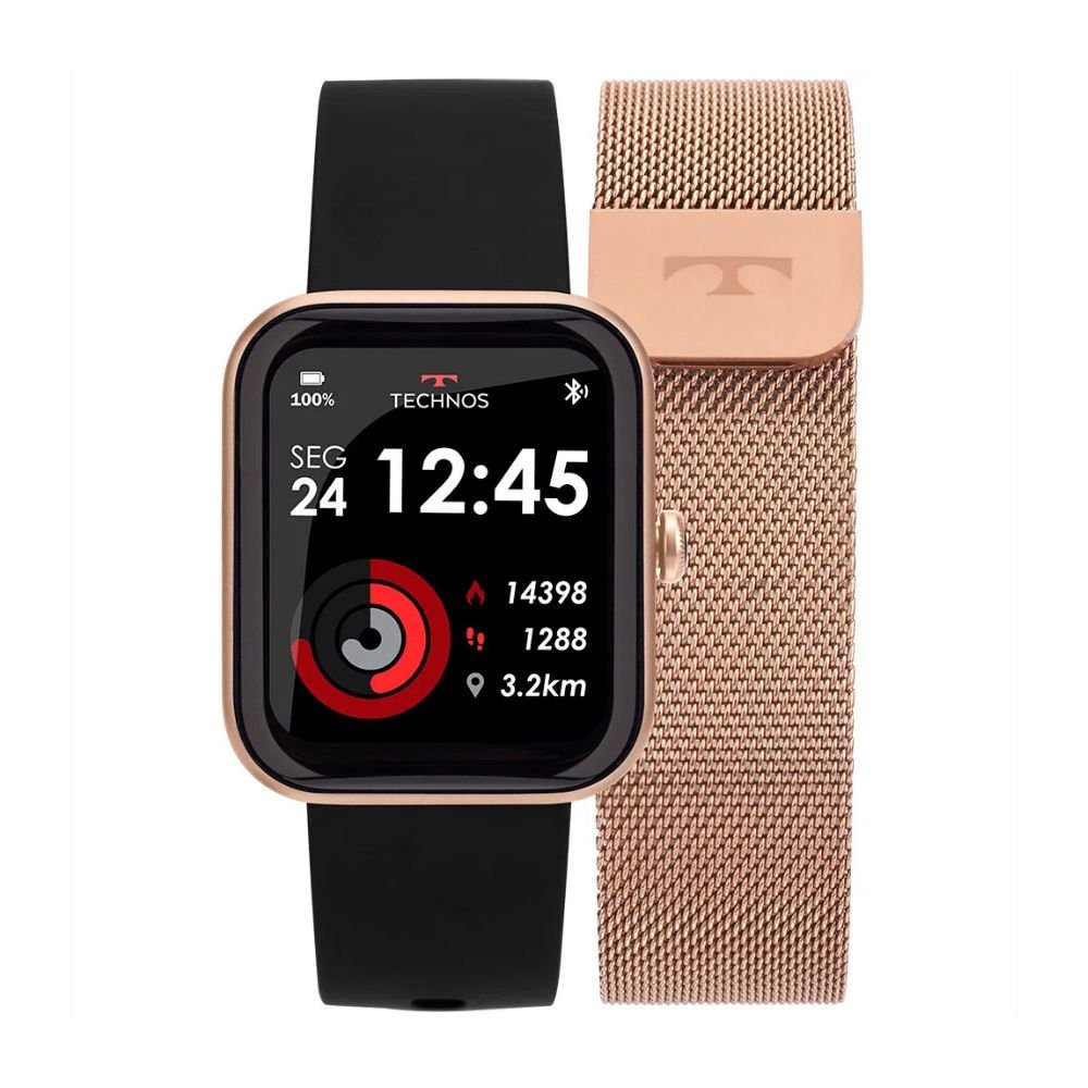 Relógio Smartwatch Rose Feminino Technos Connect Max TMAXAC/5J