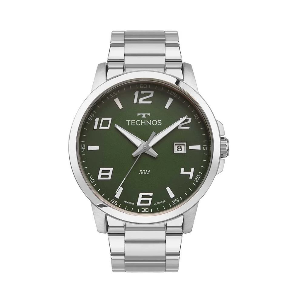 Relógio Technos Racer Prata Masculino 2315LAT/1V Prata 1