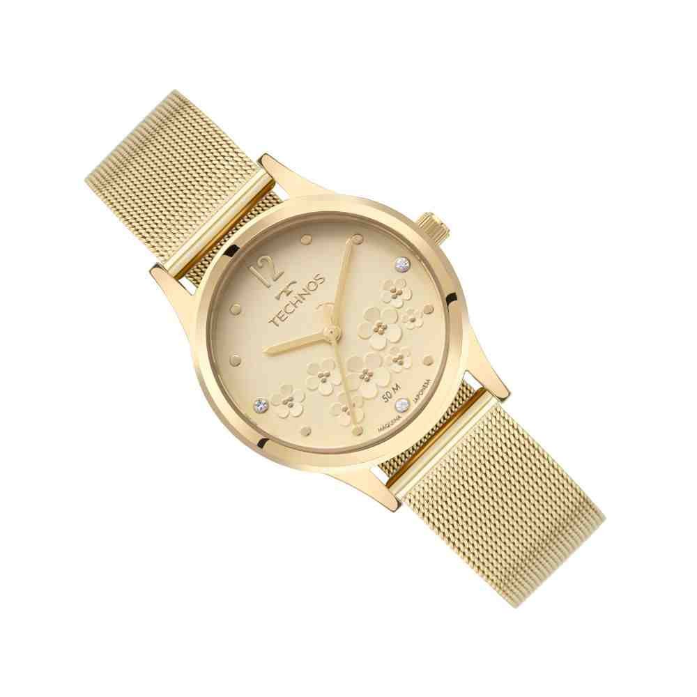 Relógio Technos Dourado Feminino 2036NAT/1X Dourado 3