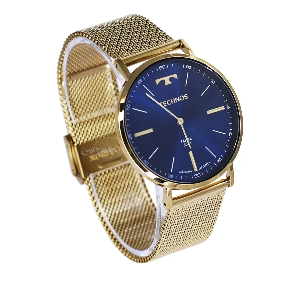 Relógio Masculino Technos Dourado 2025LTKS/4A Dourado 2