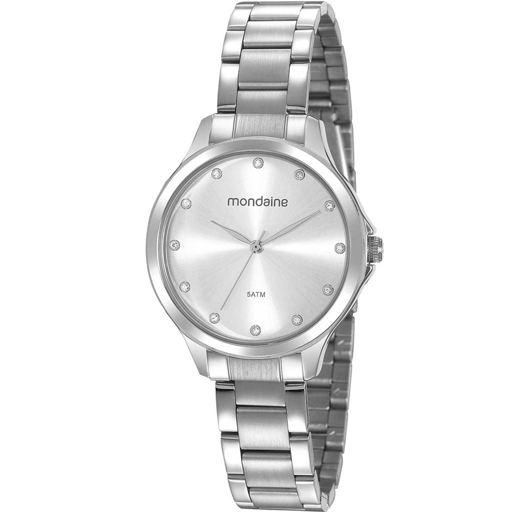 Relógio Prata Feminino Mondaine 32208L0MVNE3 Prata 1
