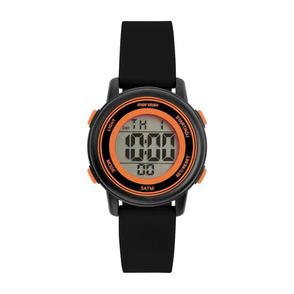 Relógio Preto Masculino Mormaii MO0702A/8P